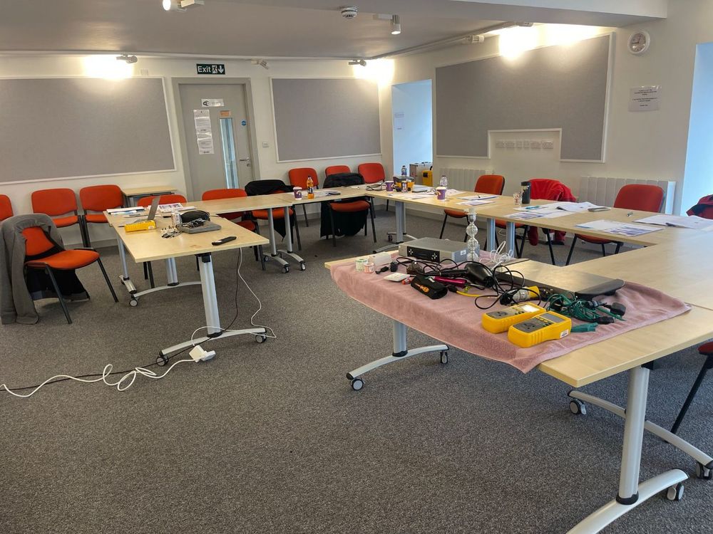 Inside the Liverpool PAT testing training room